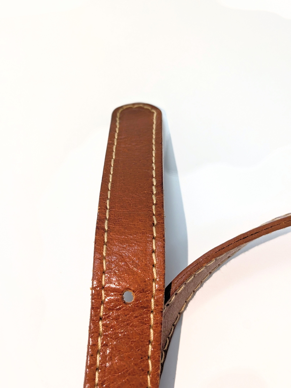 CLAUDIA Tan Leather Flap Bag — Crown Logo Detail - Picture 8 of 9